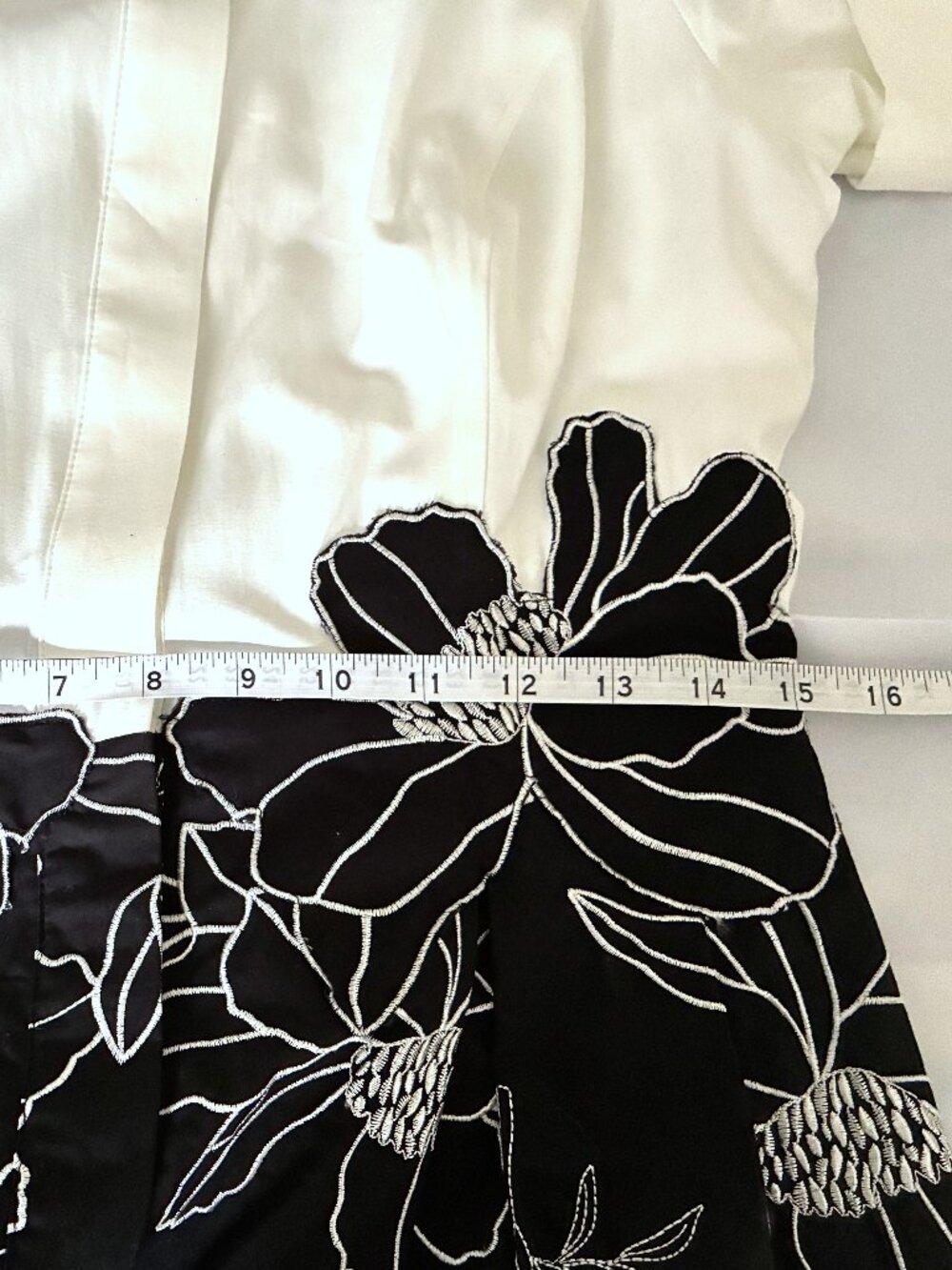 Rickie Freeman for Teri Jon Floral-embroidered Shirtdress - Picture 7 of 13